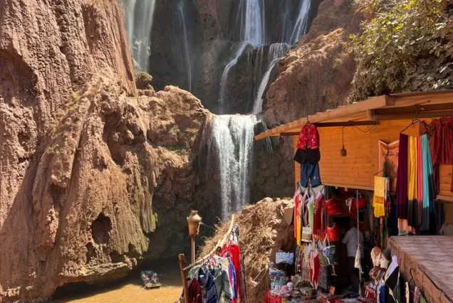 One-day group excursion from Marrakech to the Ouzoud waterfalls